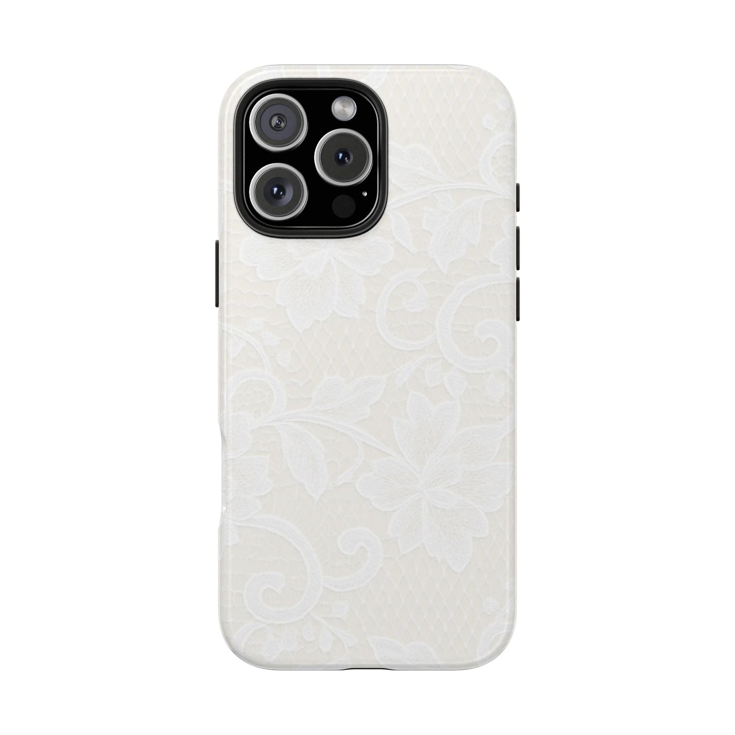 White Lace - Protective Phone Case