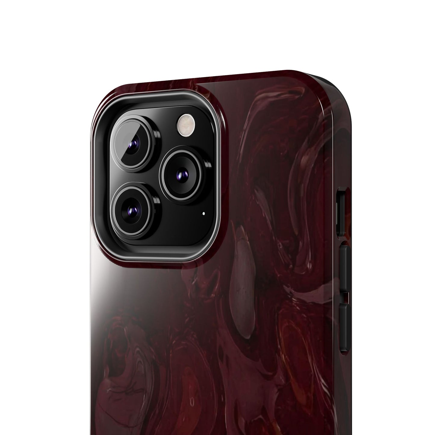 Glossy Maroon - Protective Phone Case