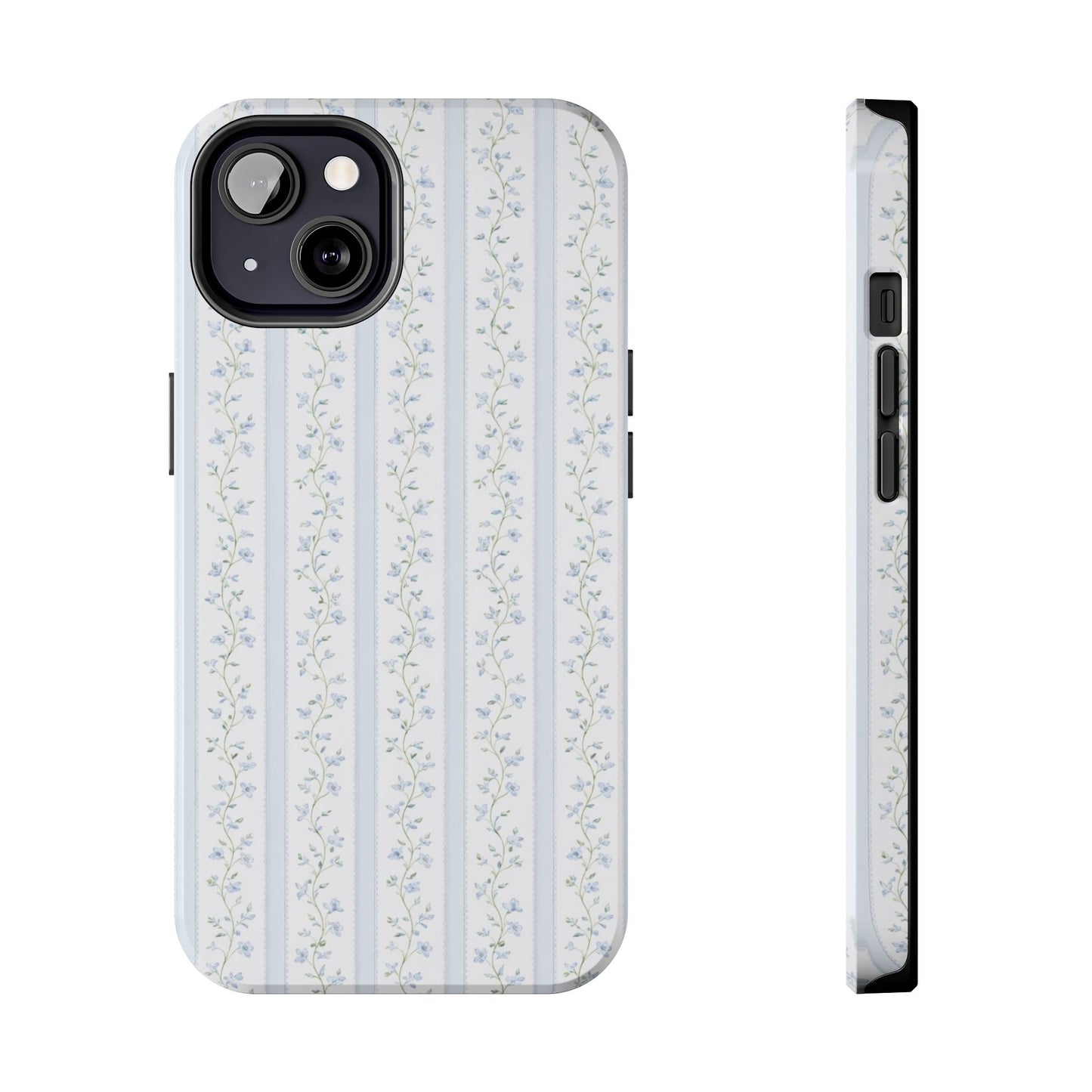Vintage Blue Vine - Protective Phone Case