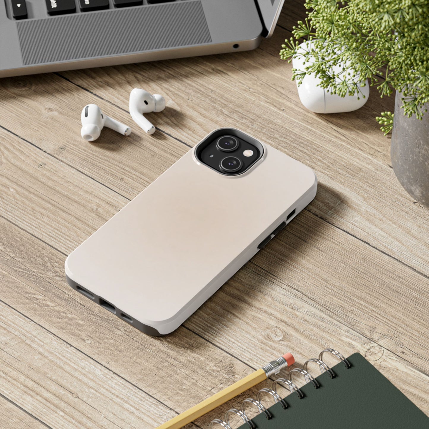 Beige Ombre - Protective Phone Case