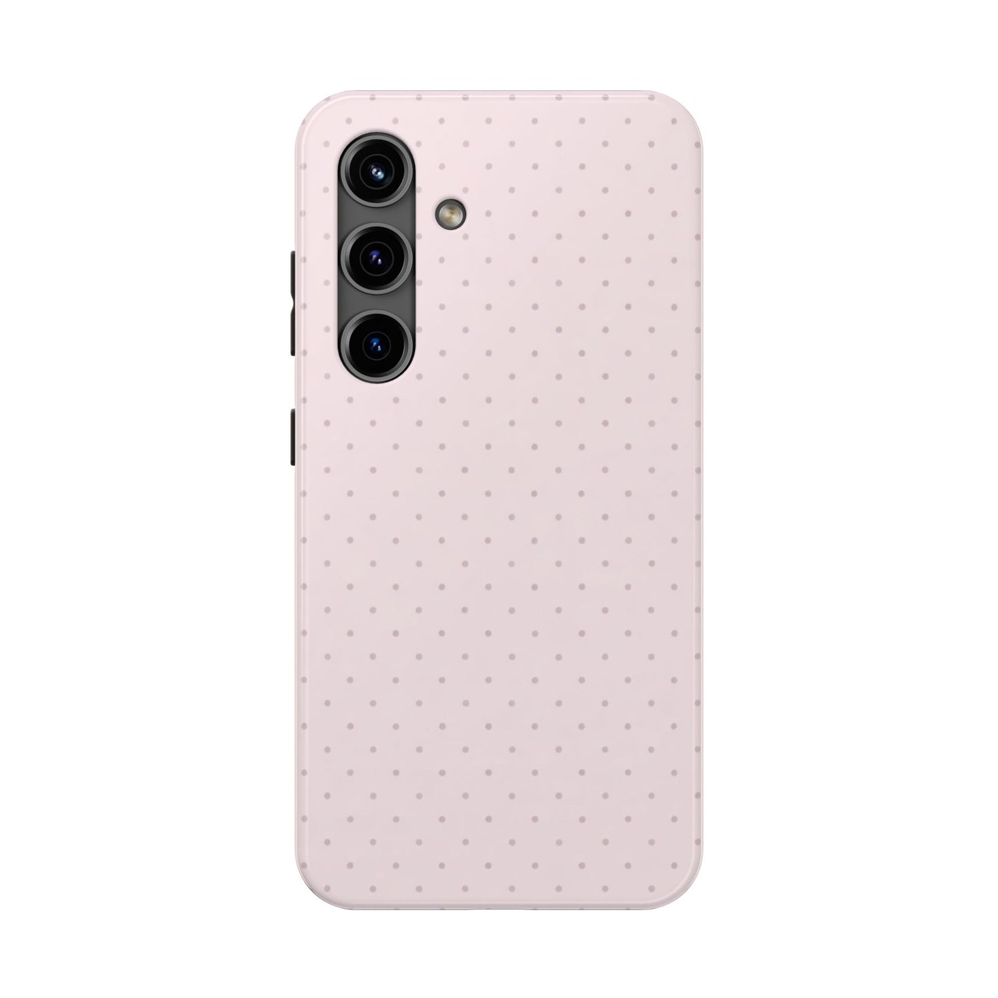 Blush Pink Polka Dot - Protective Phone Case