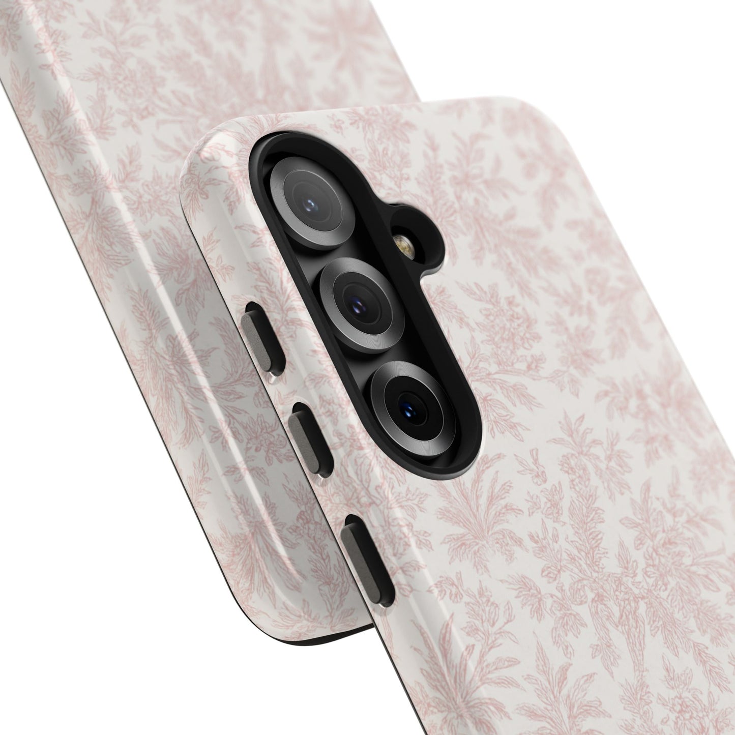 Blush Pink Floral - Protective Phone Case