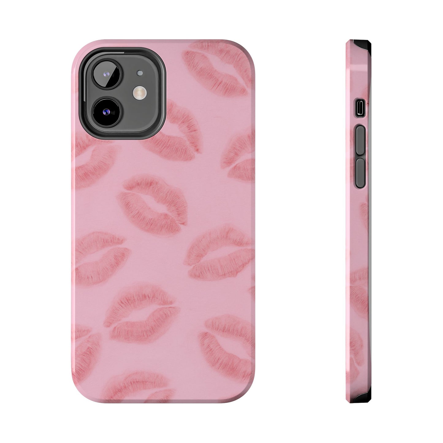 Pink Rosy Kisses - Protective Phone Case