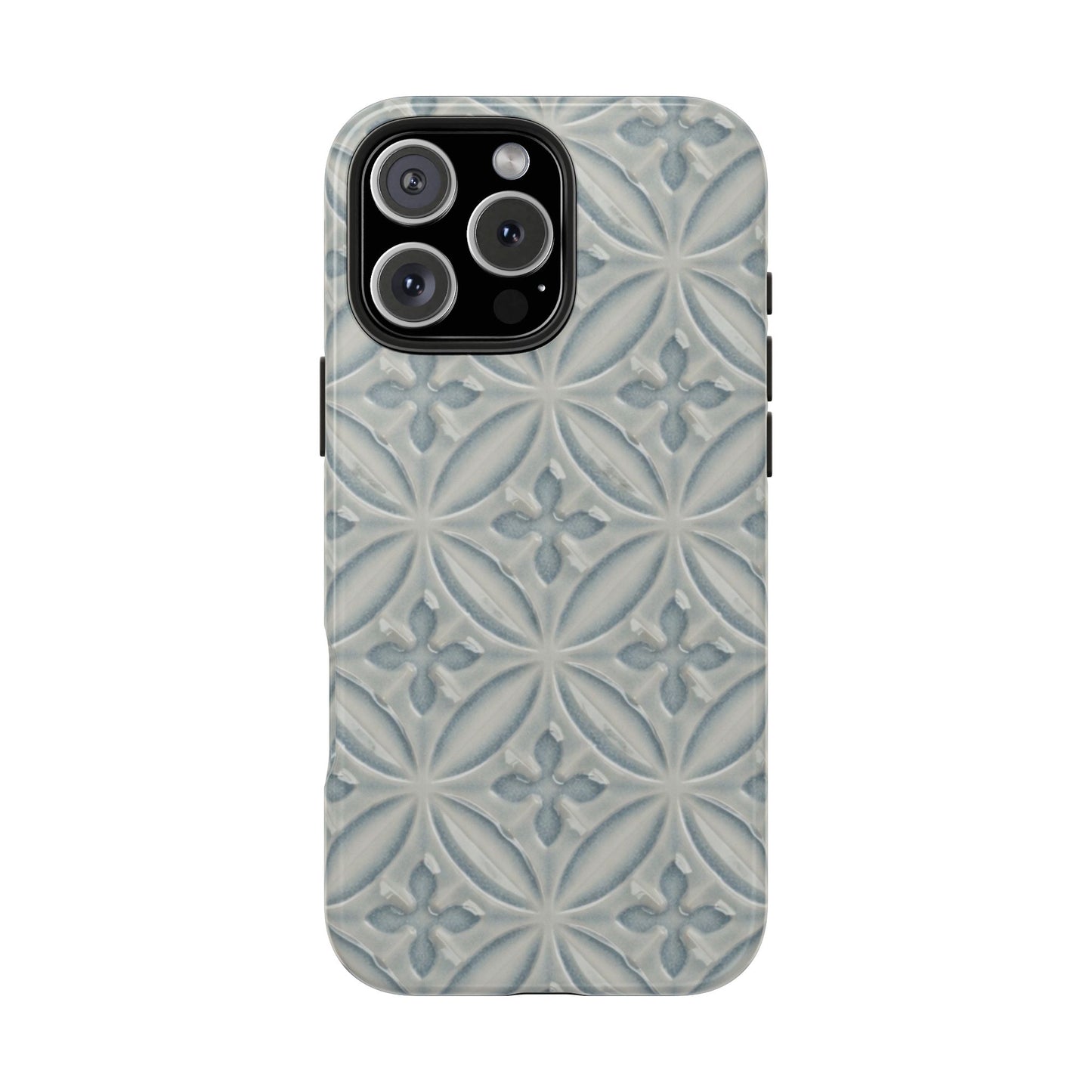 Vintage Blue Tile - Protective Phone Case