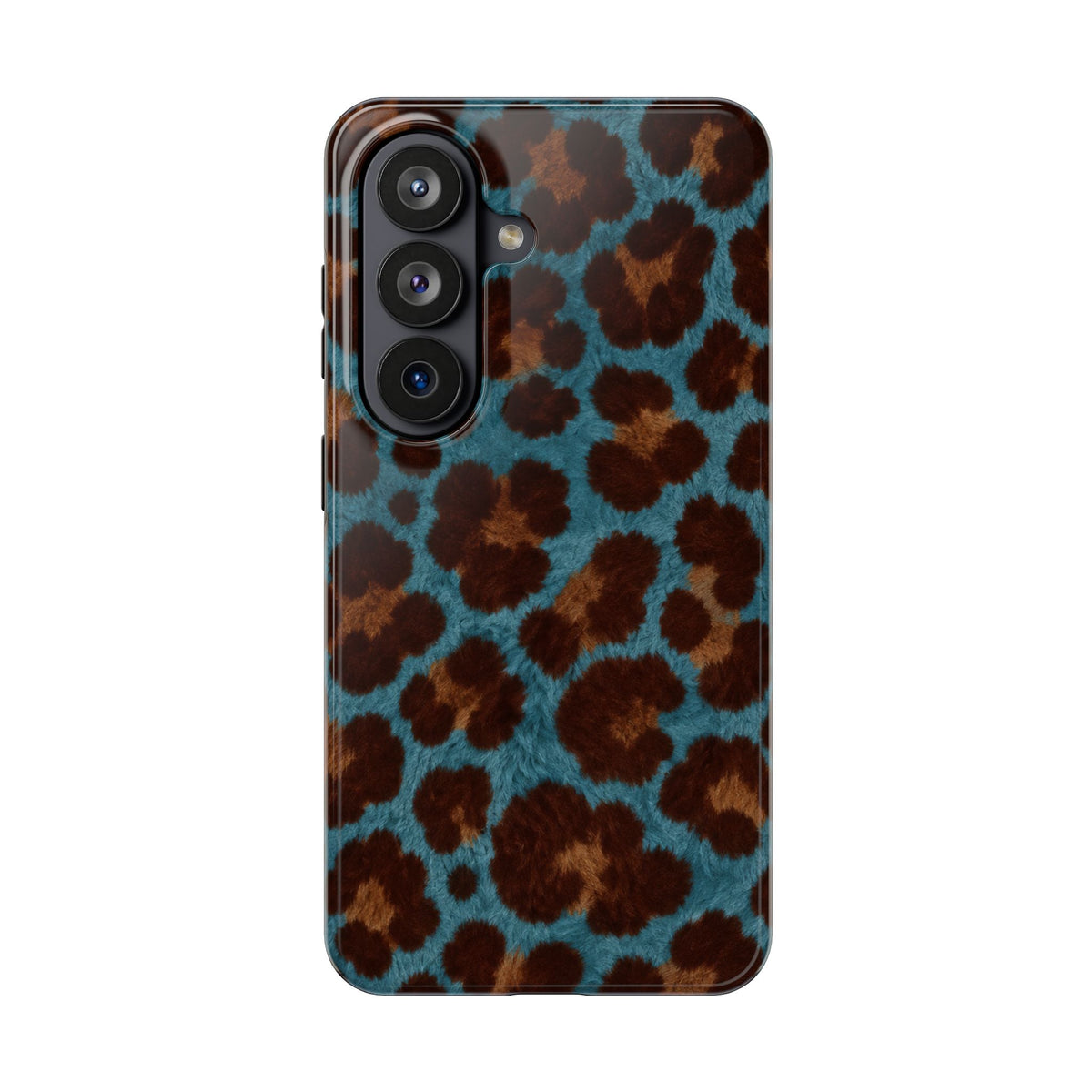 Teal Leopard - Protective Phone Case