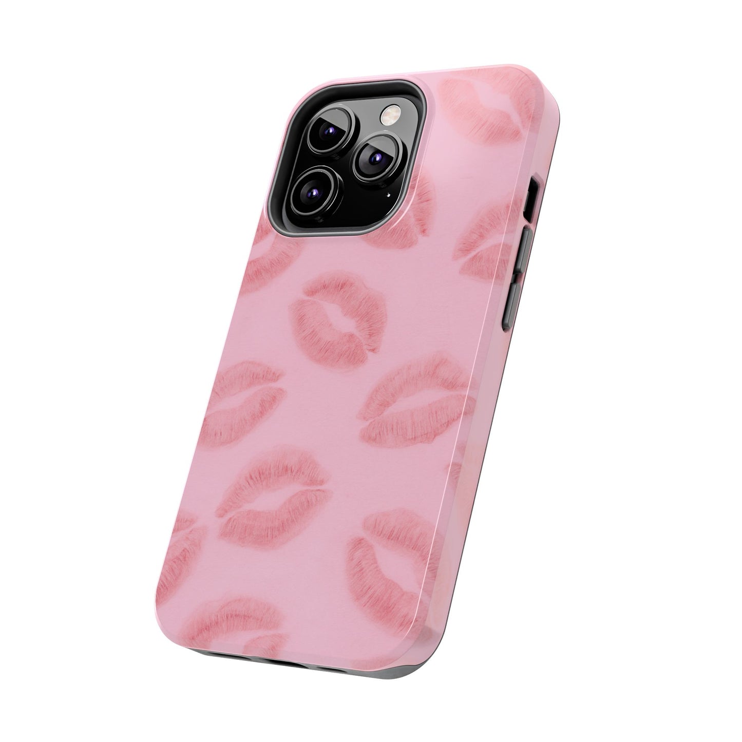Pink Rosy Kisses - Protective Phone Case