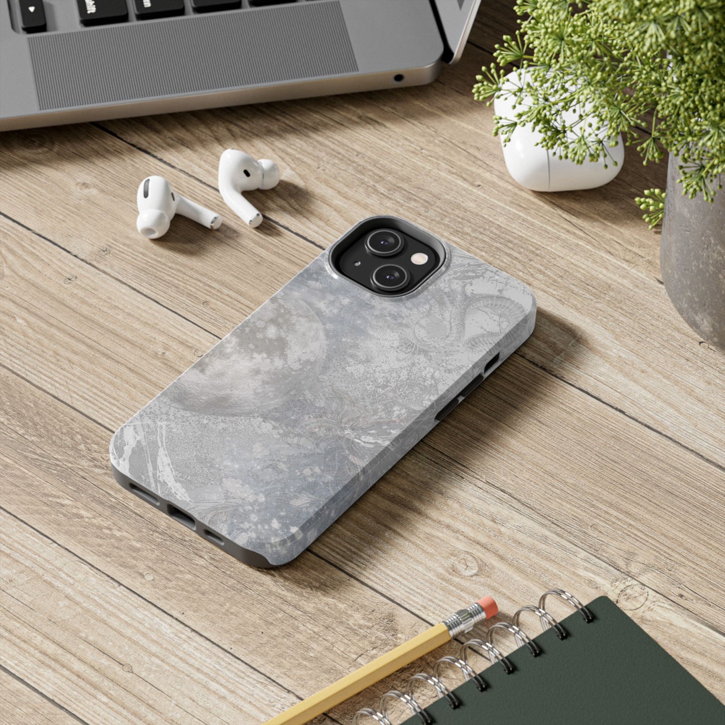 Gray Celestial - Protective Phone Case