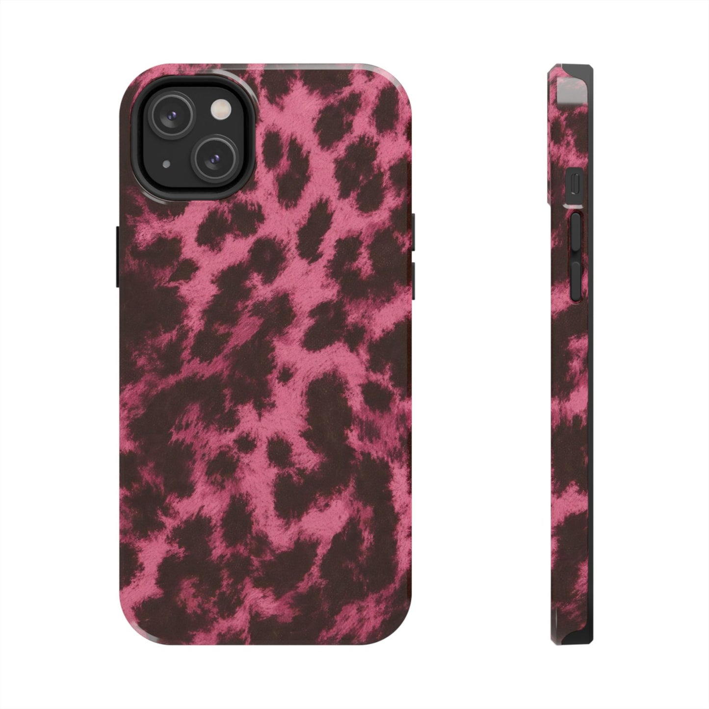 Pink Leopard Print - Protective Phone Case