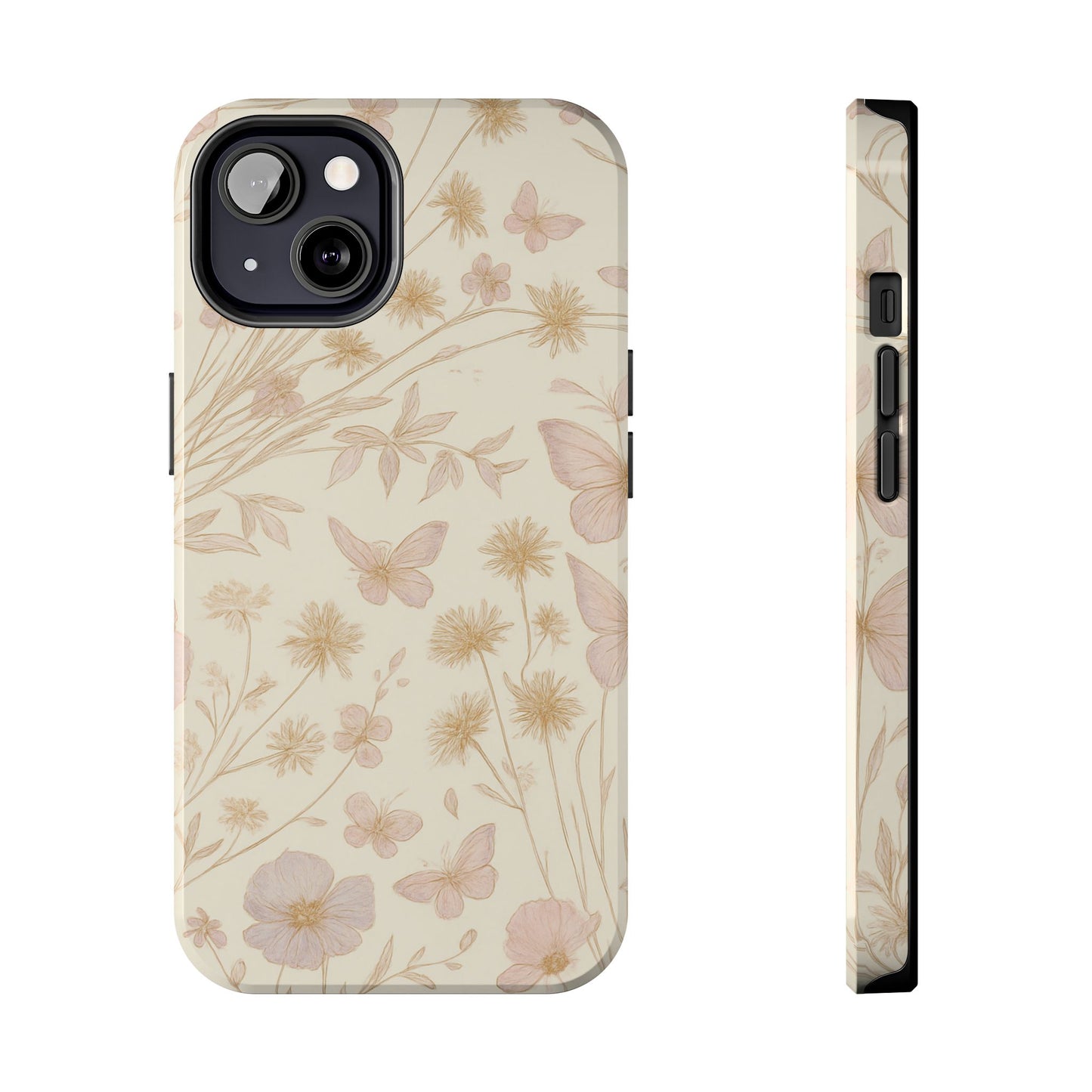 Floral Flutter - Protective Phone Case