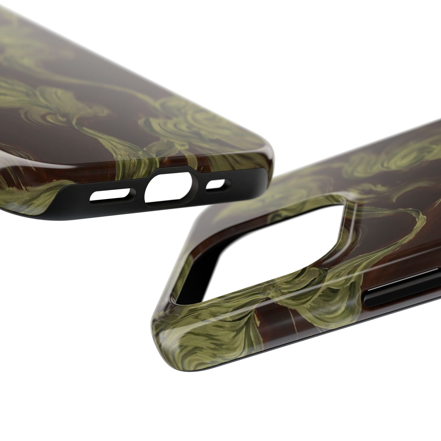 Magnolia Stained Glass - Protective Phone Case