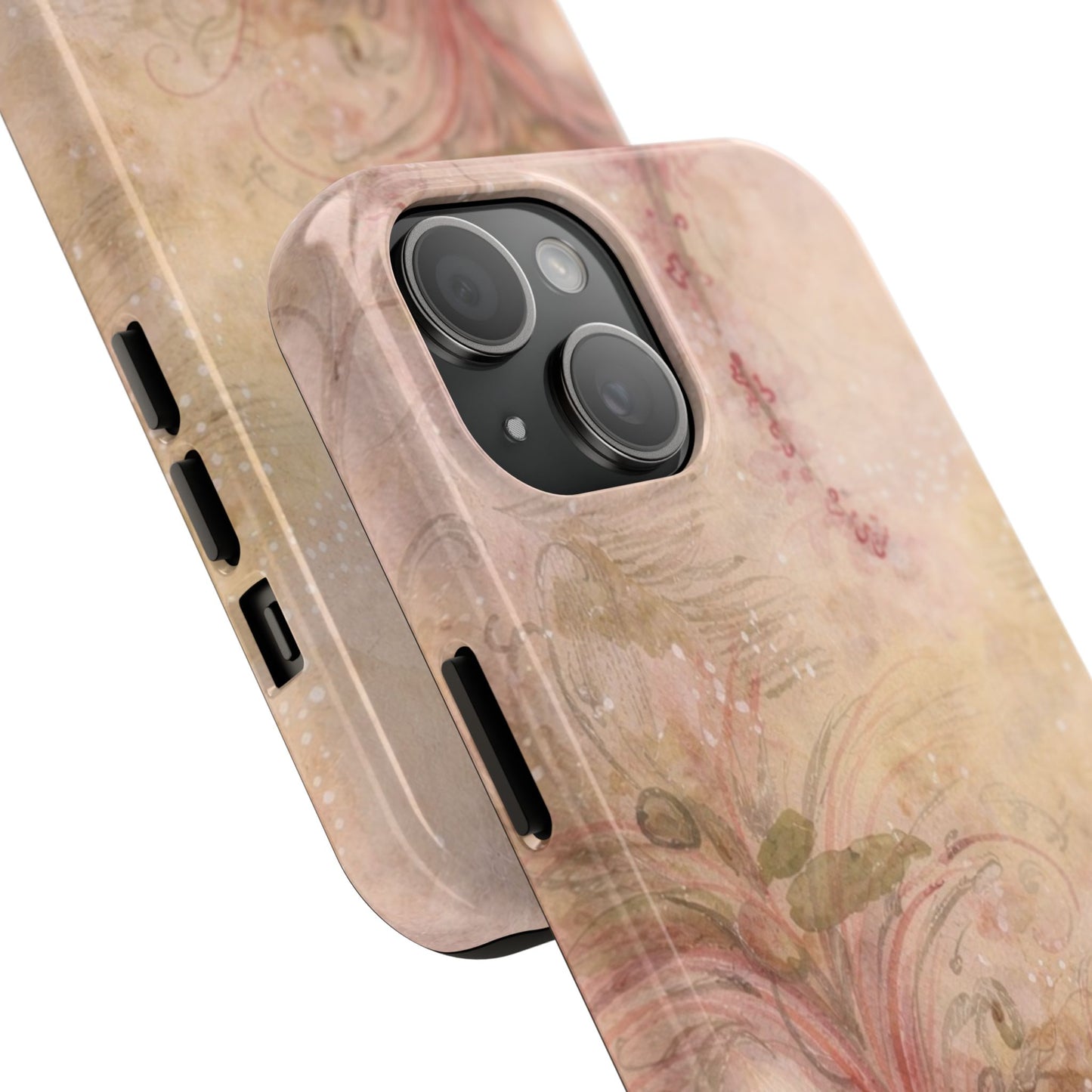 Antique Watercolor Floral - Protective Phone Case