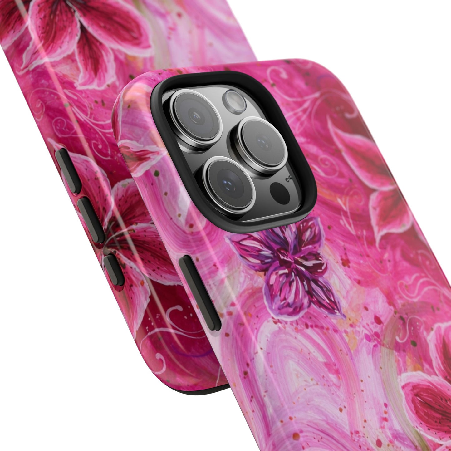Watercolor Hibiscus - Protective Phone Case