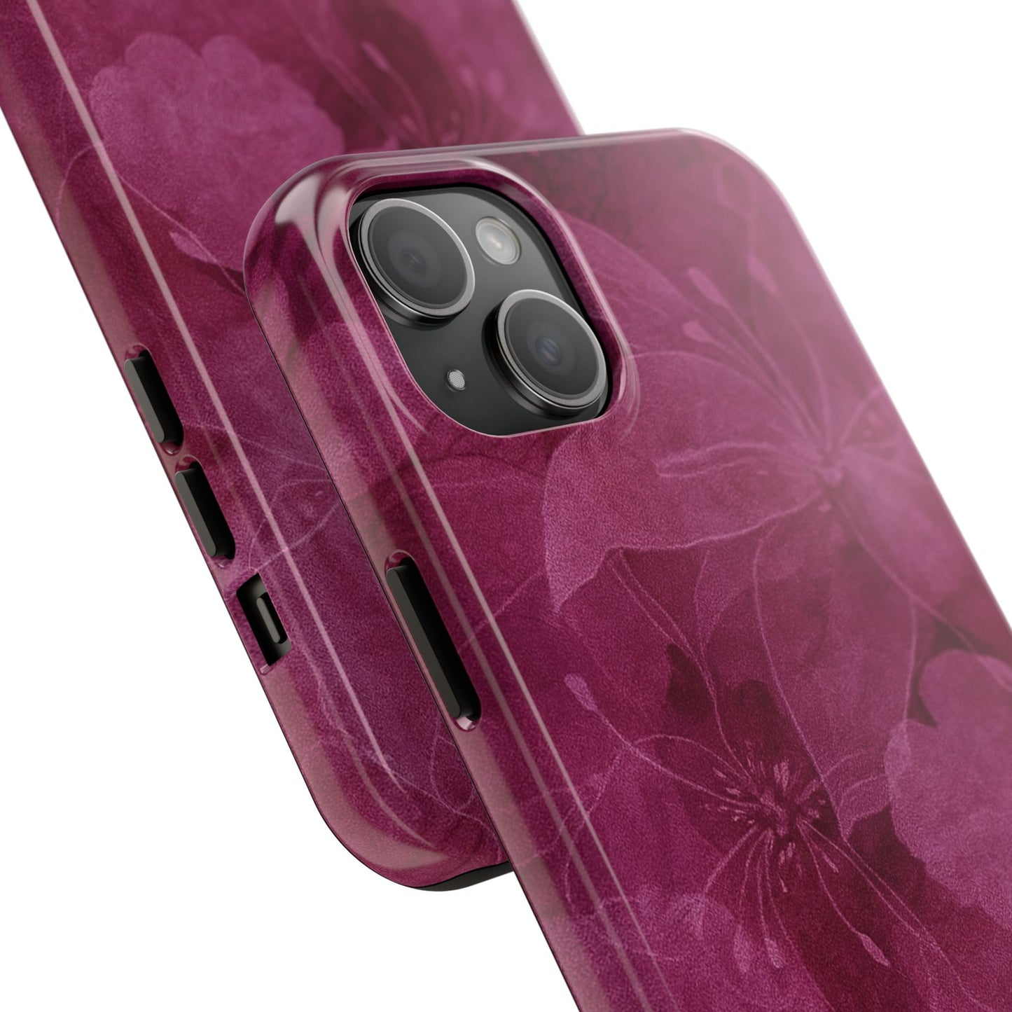 Magenta Petals - Protective Phone Case