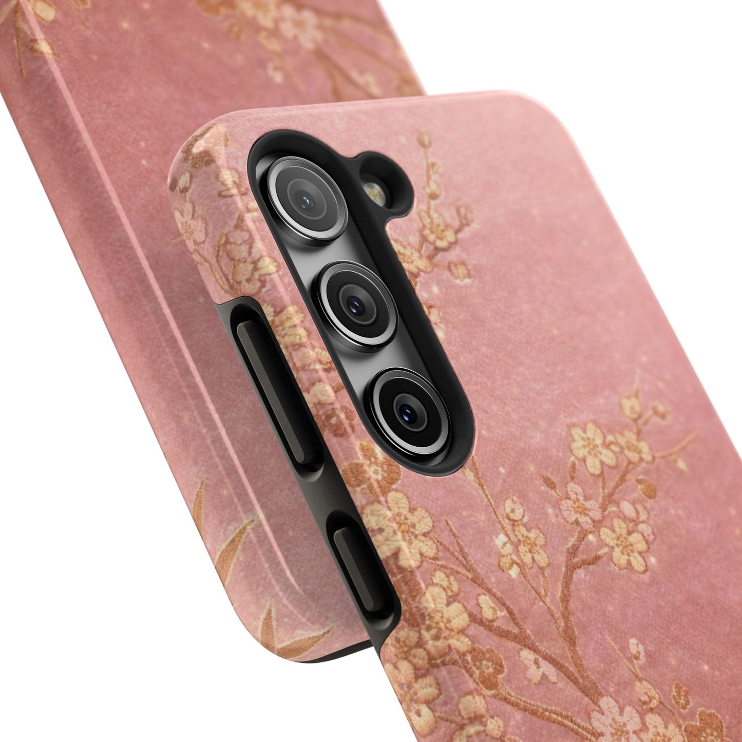 Pink Gold Cherry Blossom - Protective Phone Case