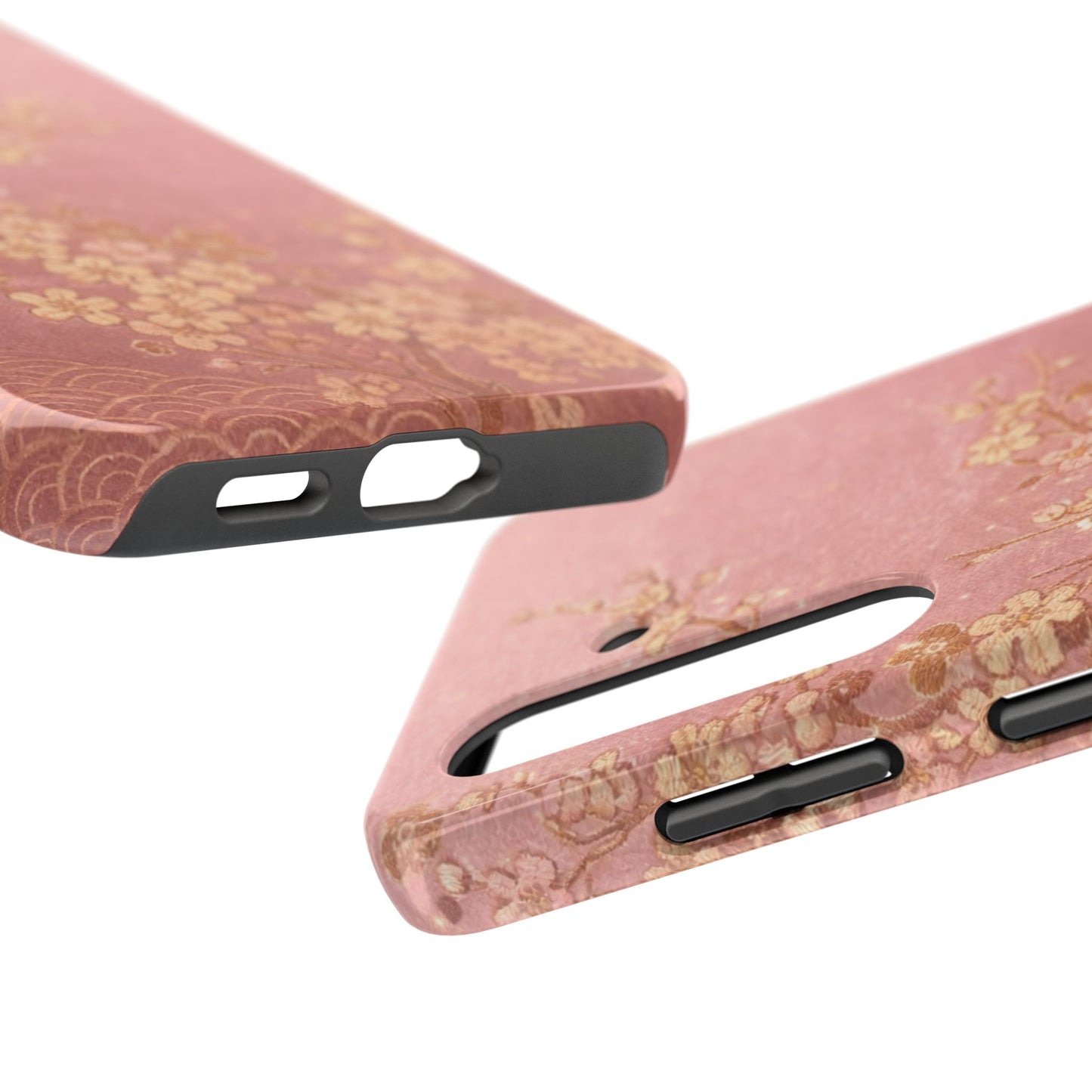 Pink Gold Cherry Blossom - Protective Phone Case