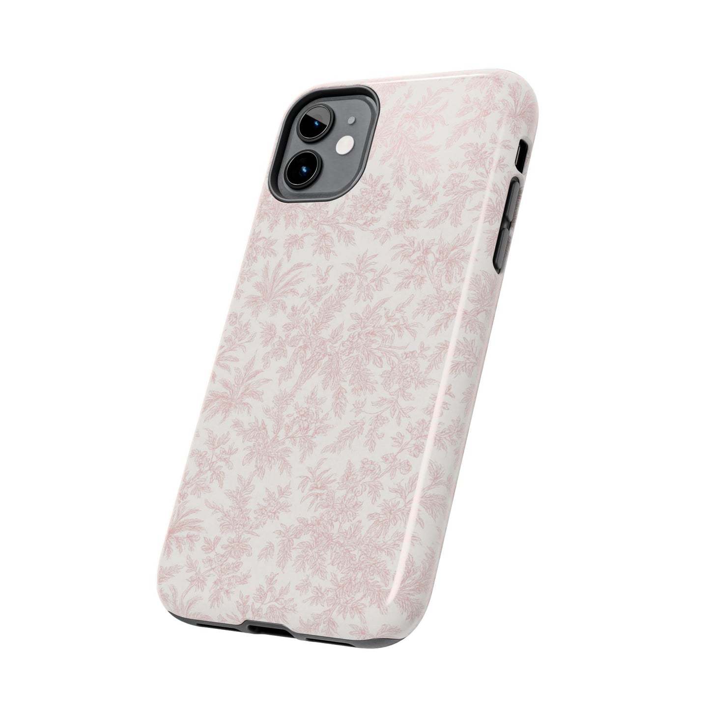 Blush Pink Floral - Protective Phone Case