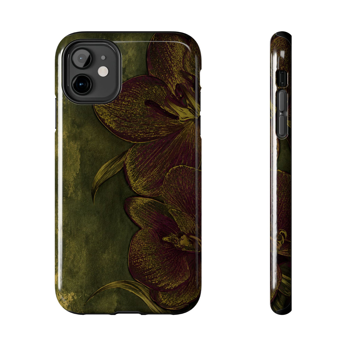 Olive Orchid - Protective Phone Case