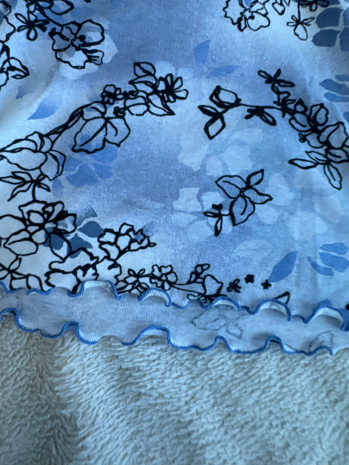 Blue Fairy Top with Sequins