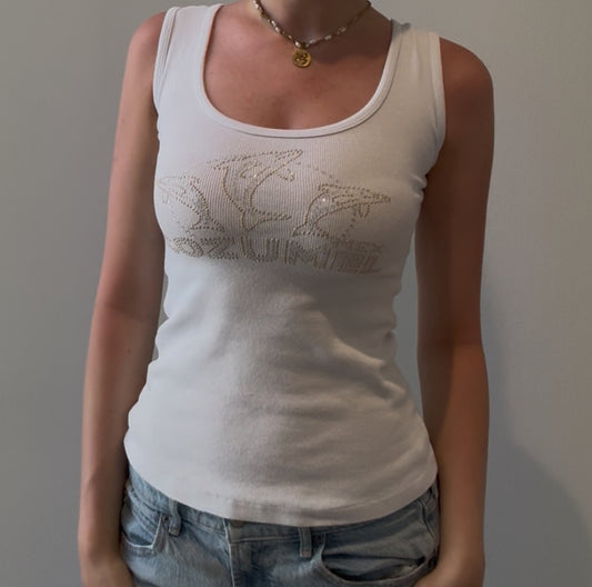 Cozumel Mexico Fitted Sequin Top