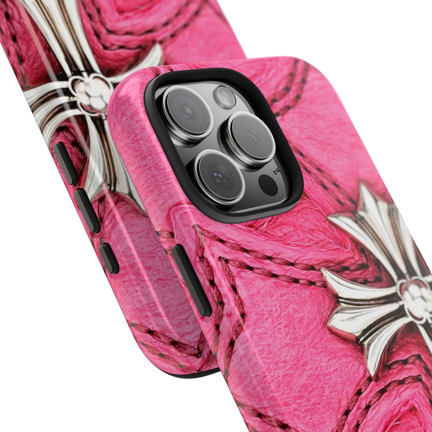 Pink Cross - Protective Phone Case