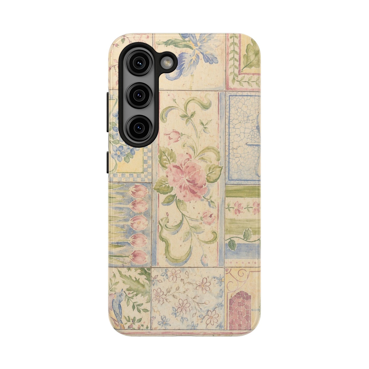 Floral Patchwork - Protective Phone Case