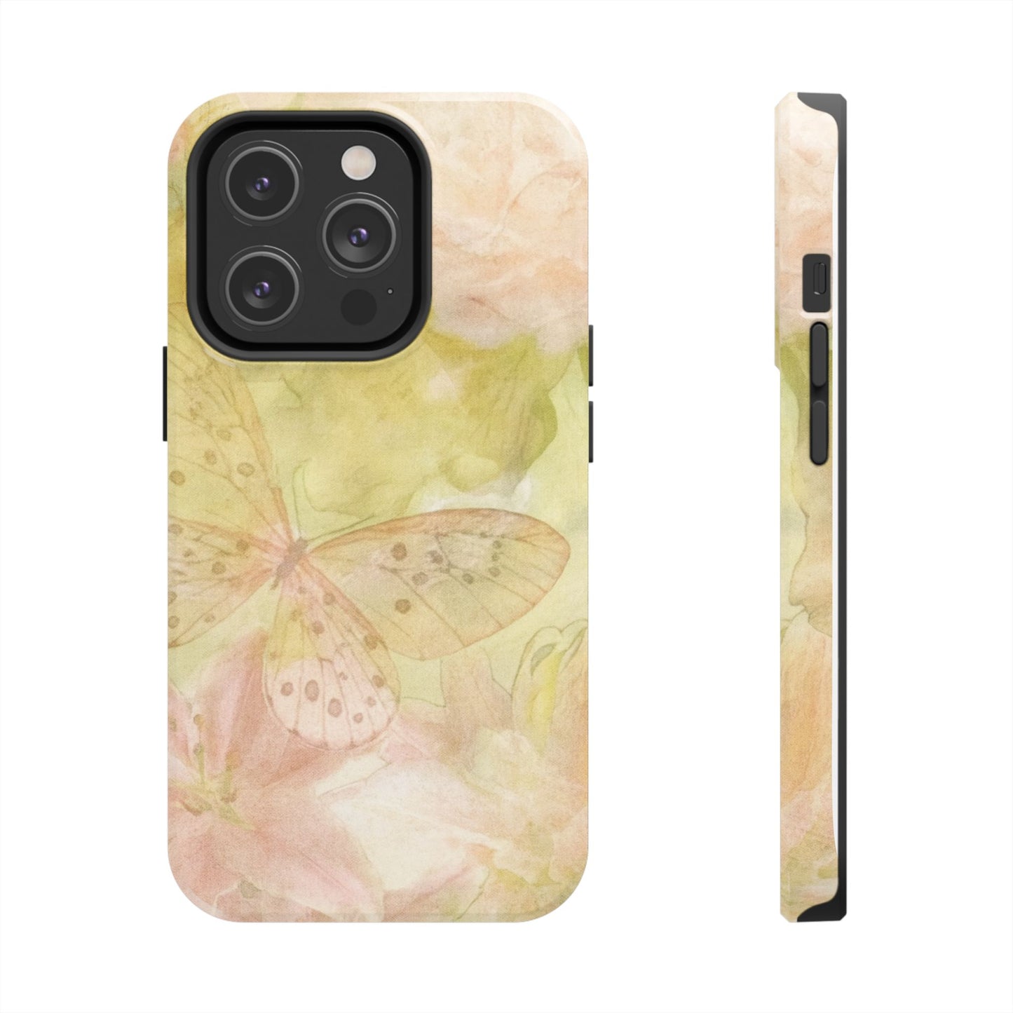 Rose Butterfly - Protective Phone Case