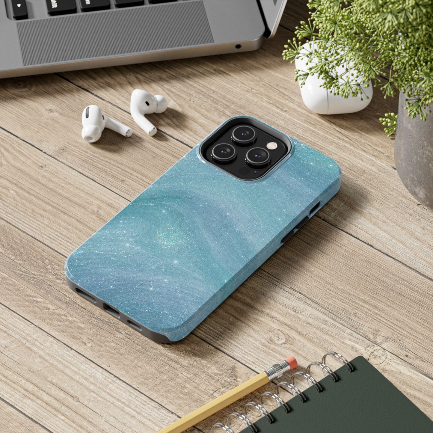 Glossy Blue - Protective Phone Case