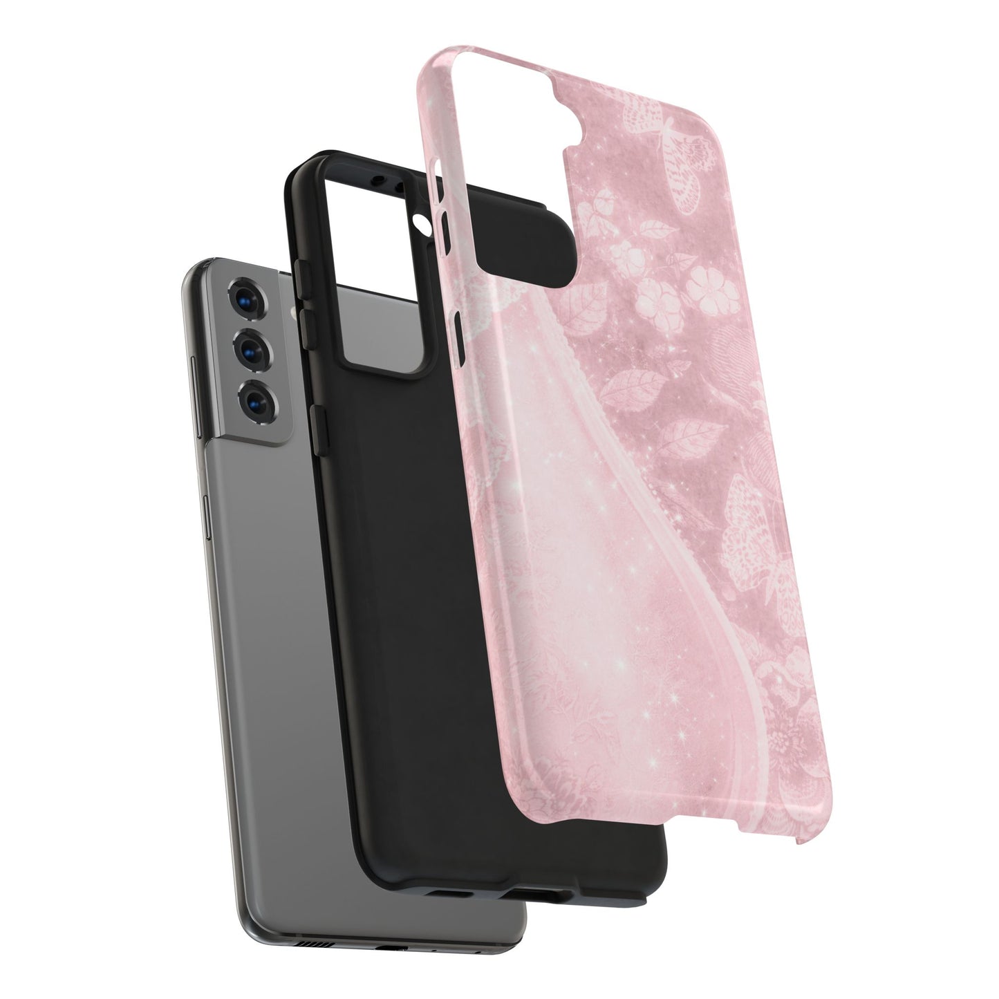 Pink Paisley - Protective Phone Case