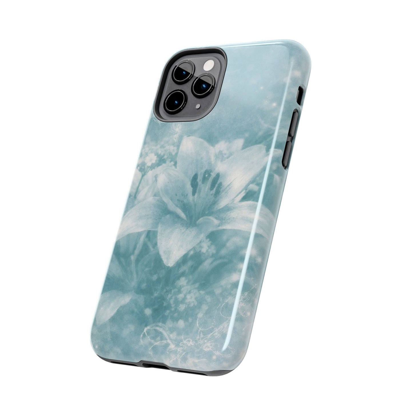 Teal Lily - Protective Phone Case