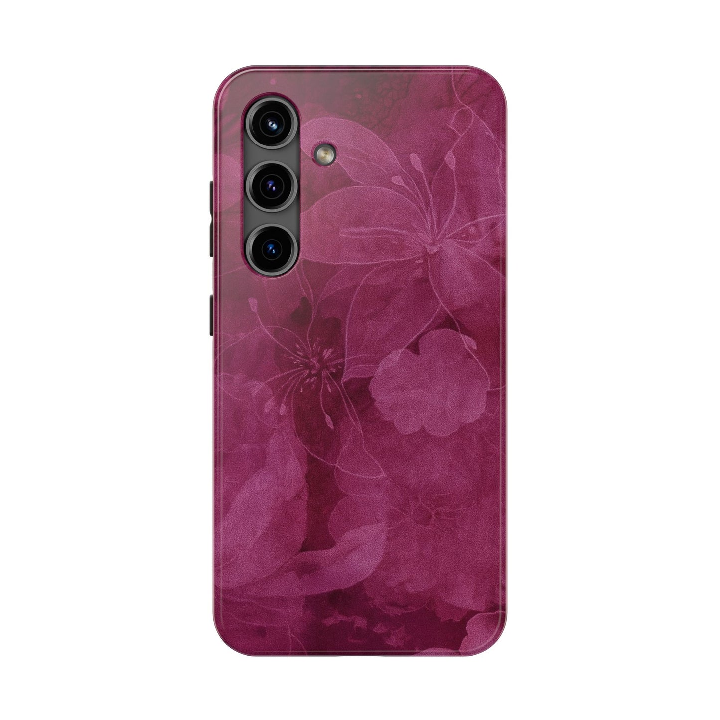 Magenta Petals - Protective Phone Case