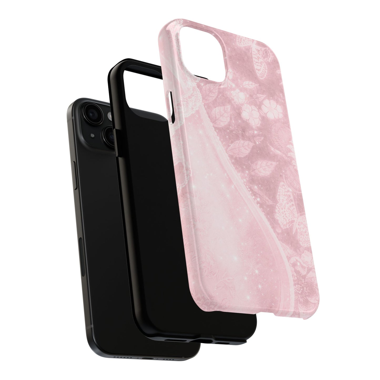 Pink Paisley - Protective Phone Case