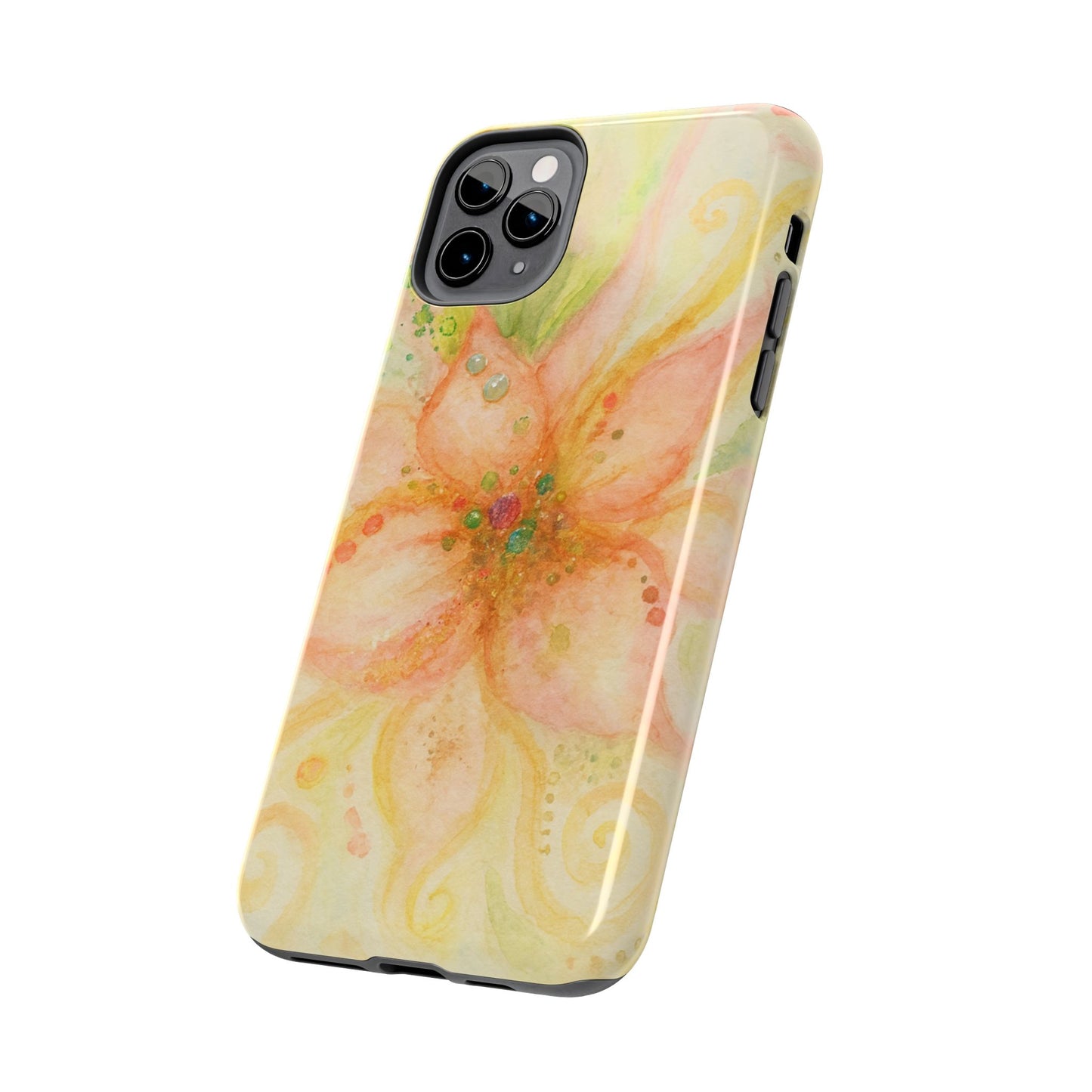 Shimmery Flower - Protective Phone Case