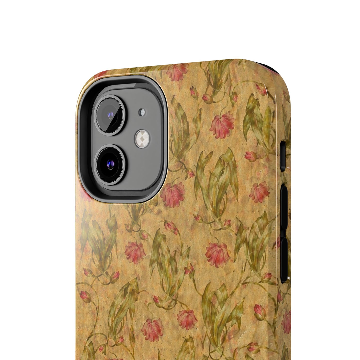 Roses on Aged Paper - Protective Phone Case