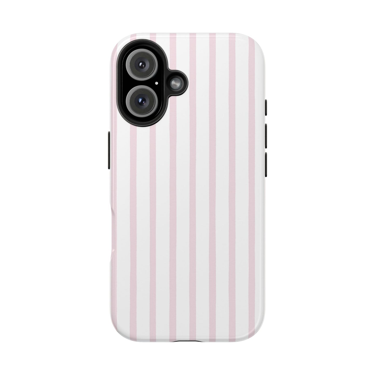 Pink Vertical Stripes - Protective Phone Case