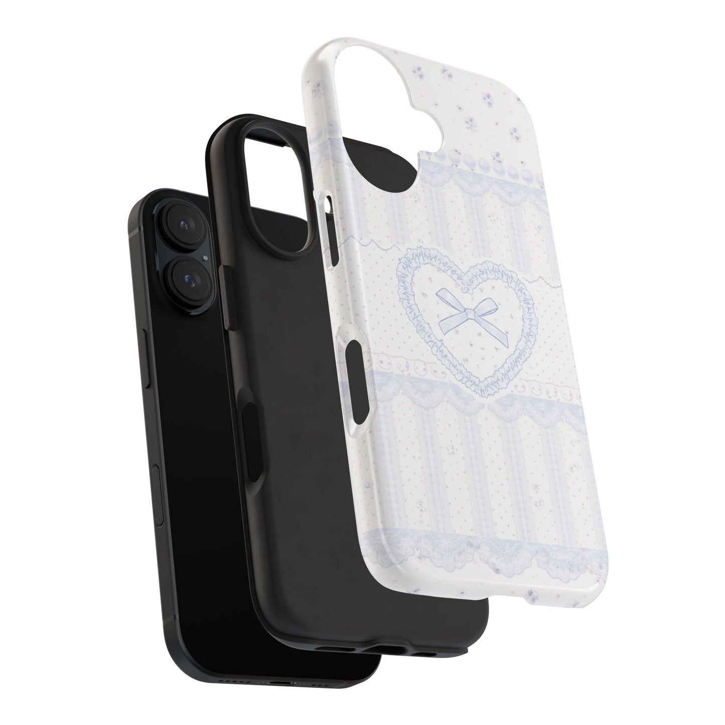 Coquette Blue Lace - Protective Phone Case