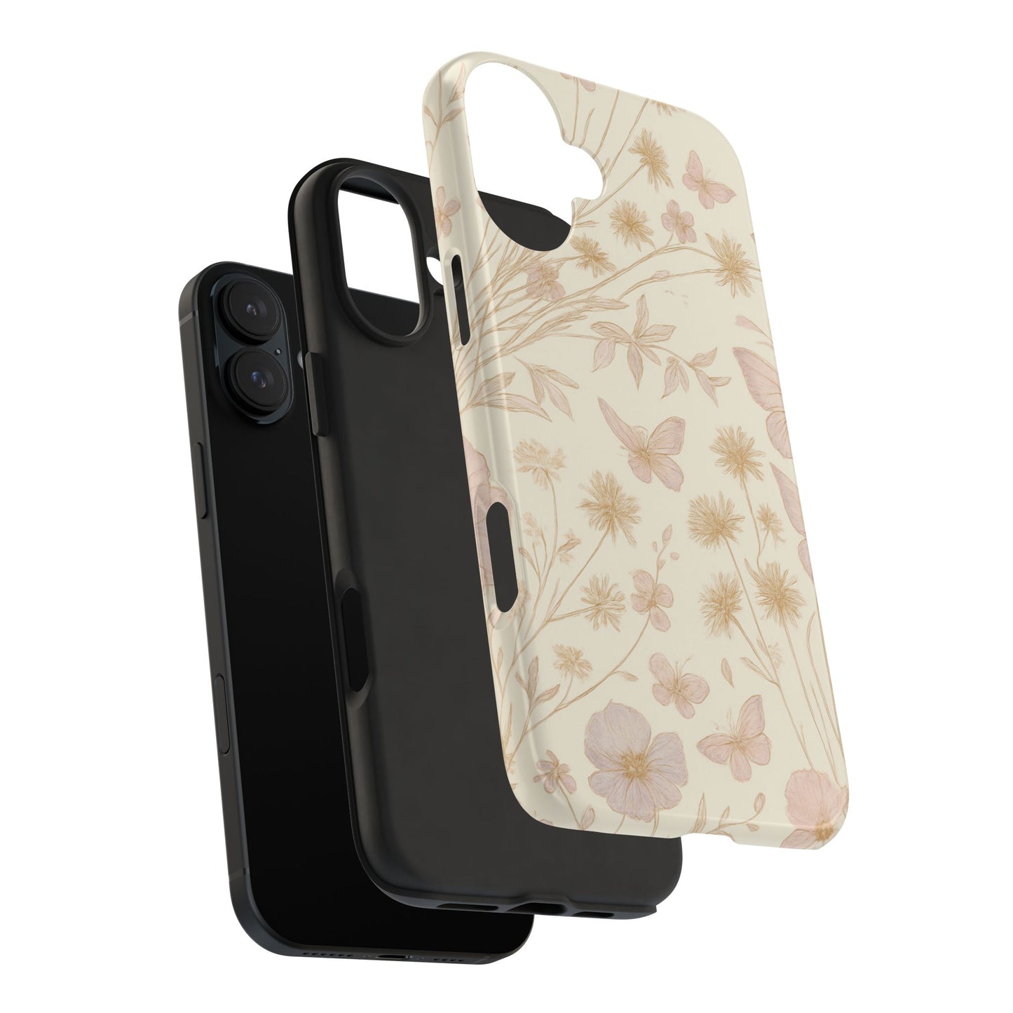 Floral Flutter - Protective Phone Case