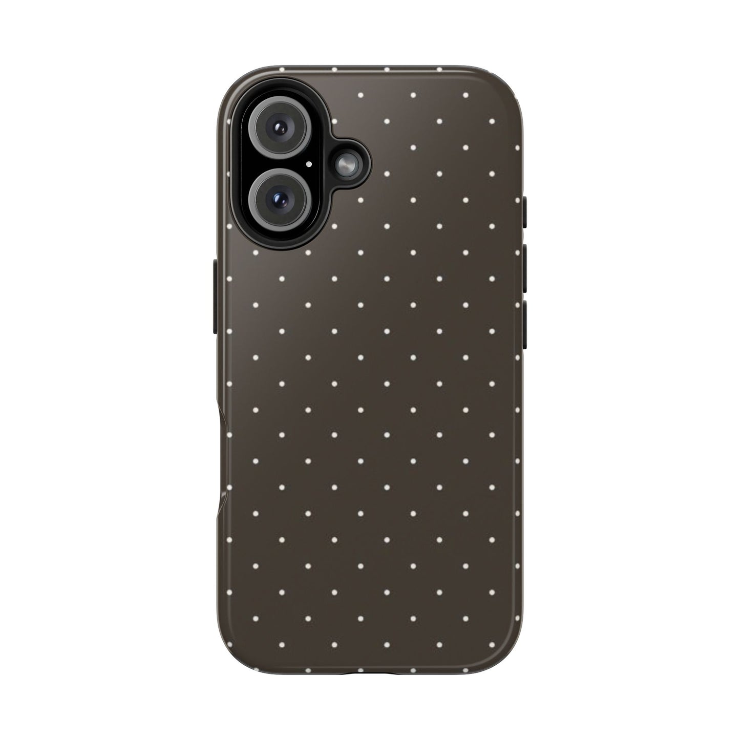 Brown Mini Polka Dot - Protective Phone Case