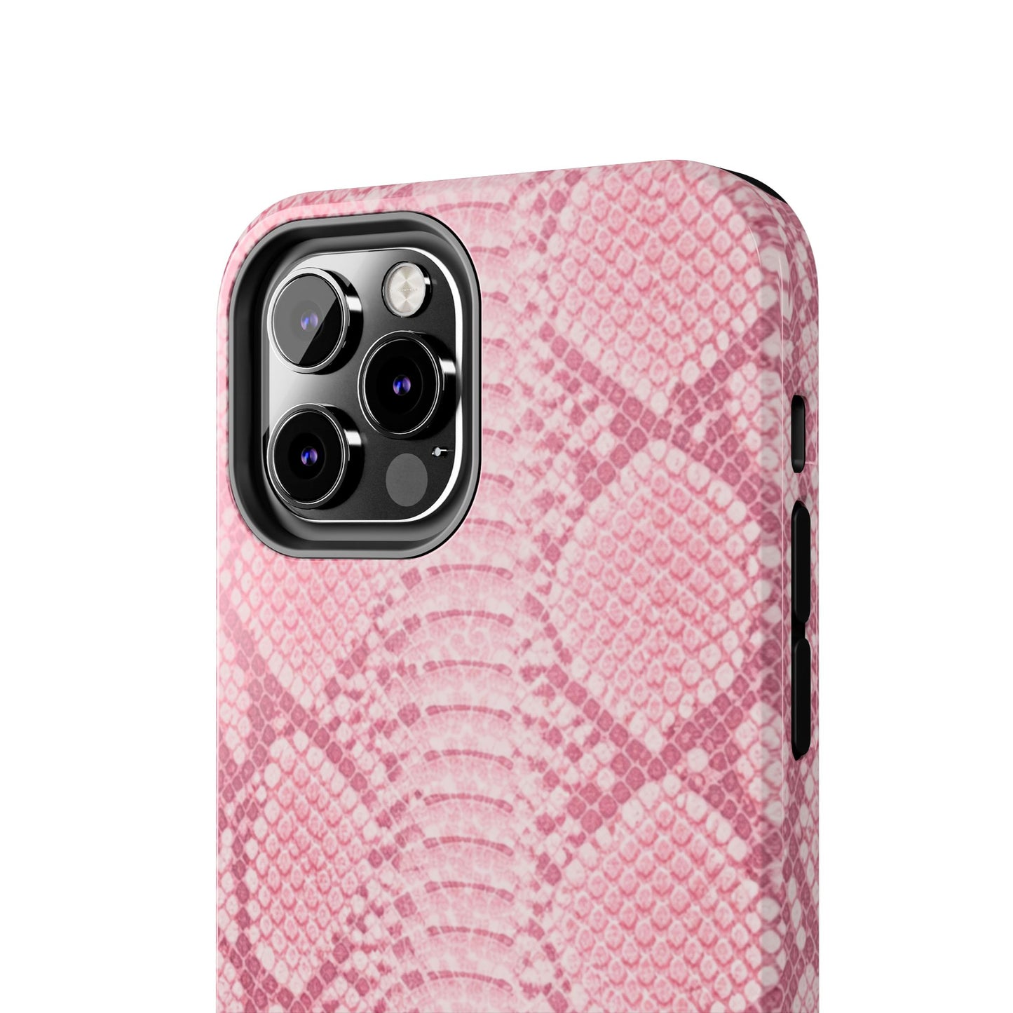Pink Snake Skin - Protective Phone Case