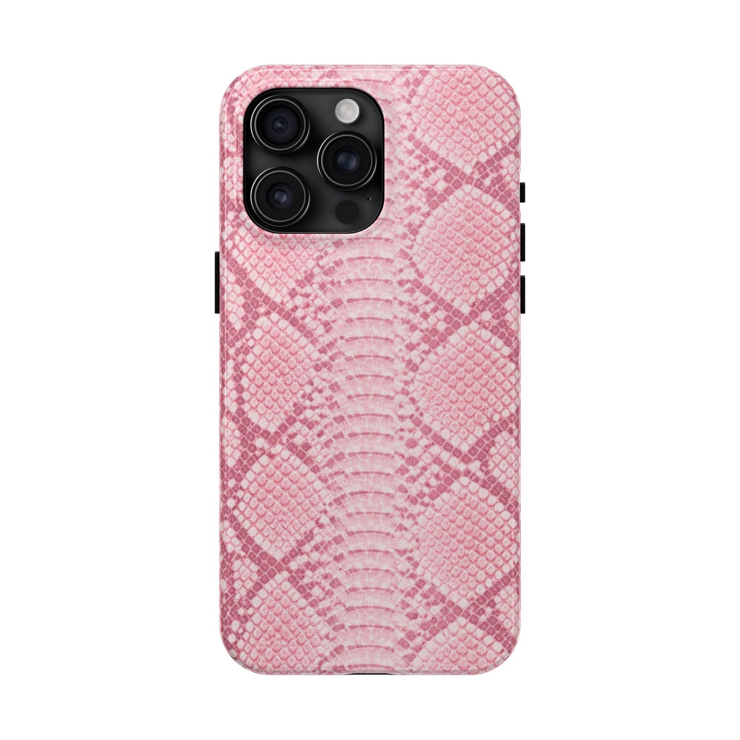 Pink Snake Skin - Protective Phone Case