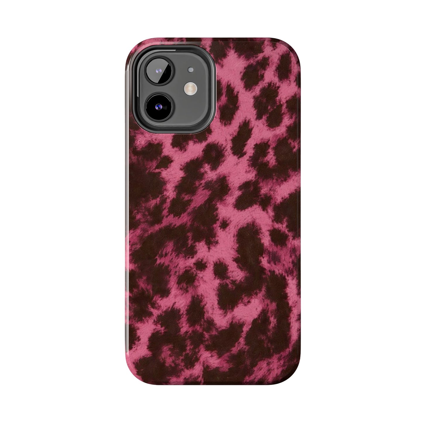 Pink Leopard Print - Protective Phone Case