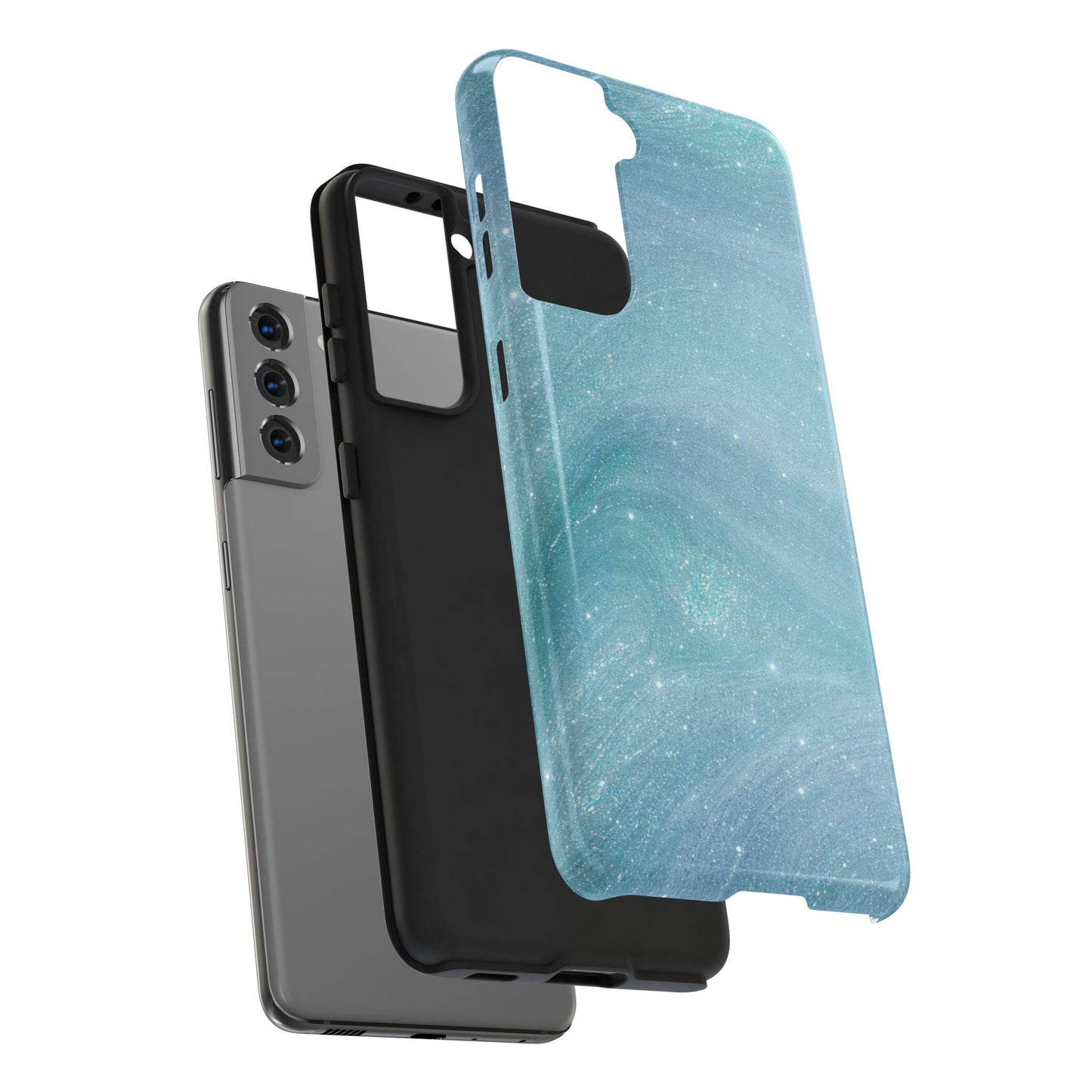 Glossy Blue - Protective Phone Case