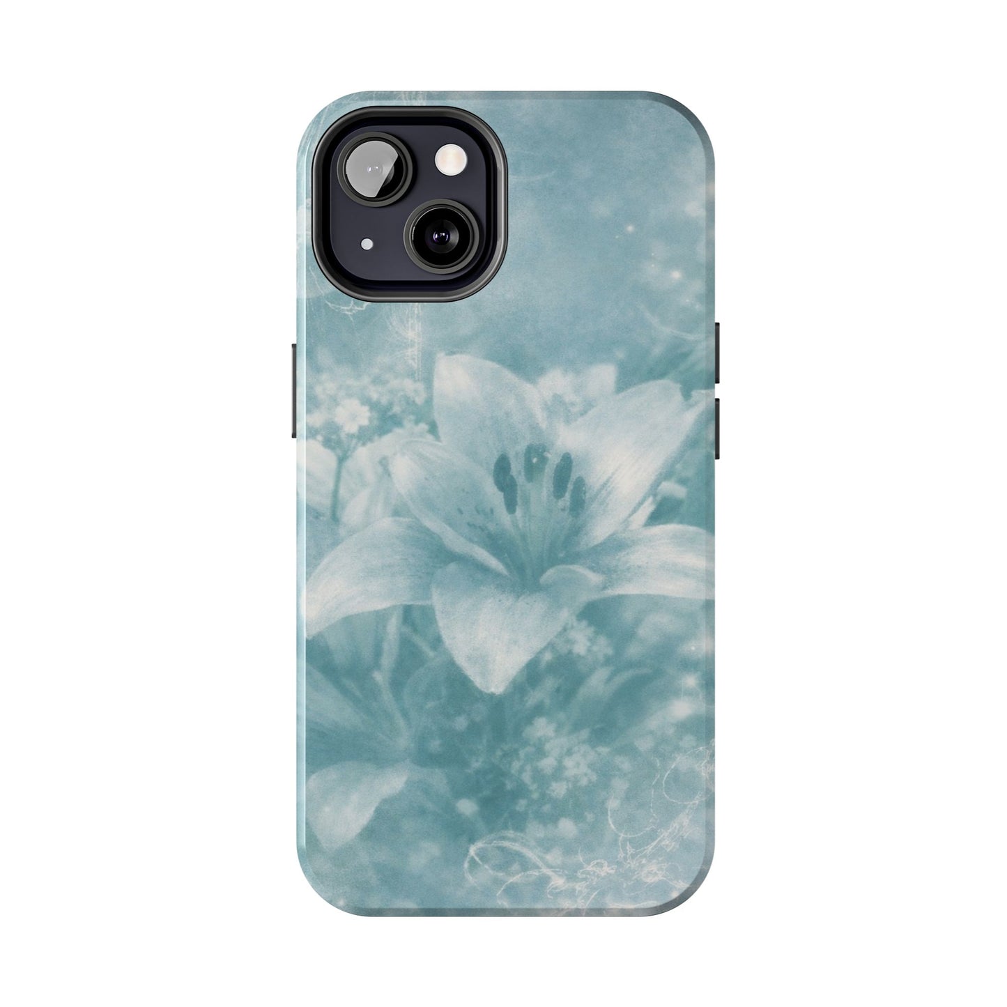 Teal Lily - Protective Phone Case