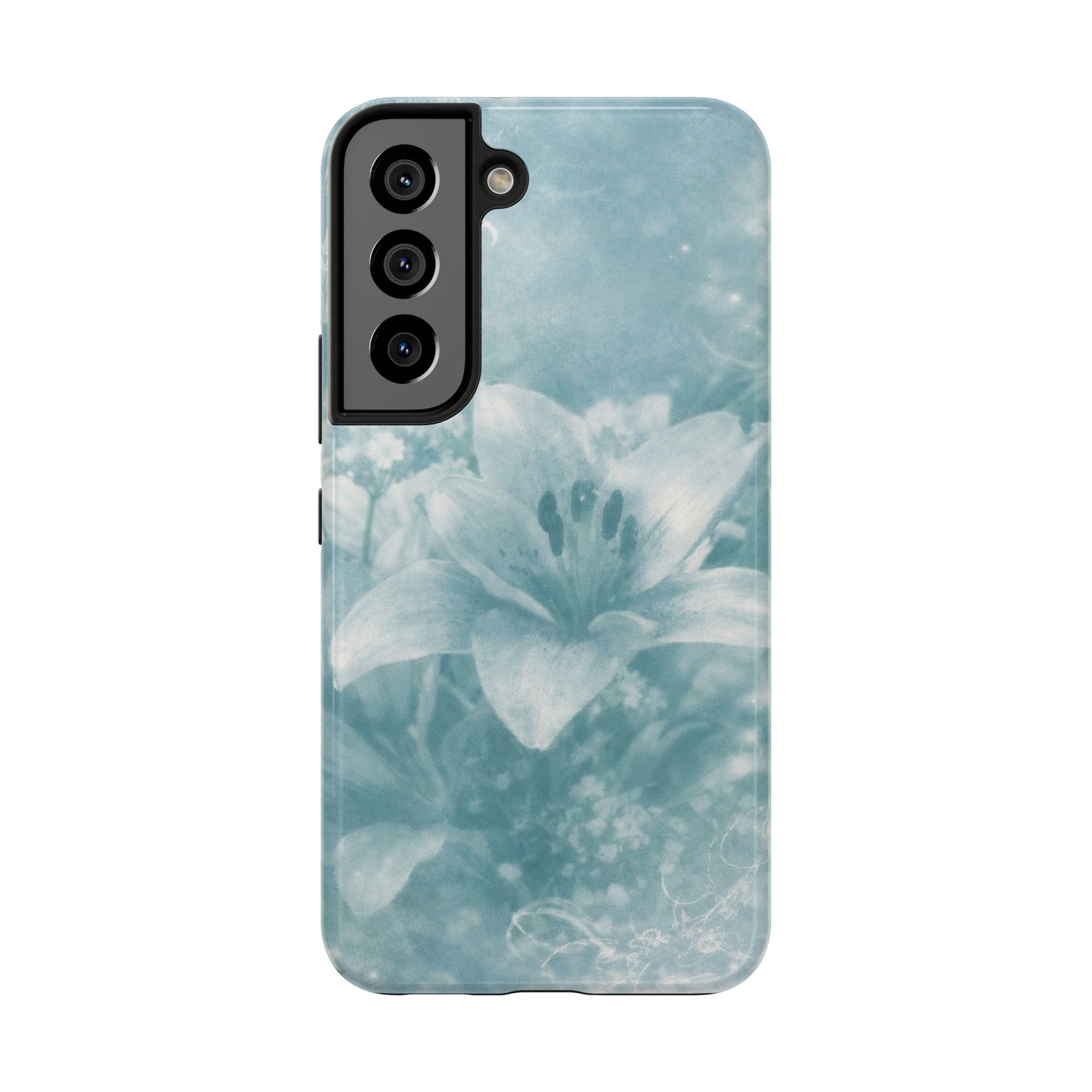 Teal Lily - Protective Phone Case