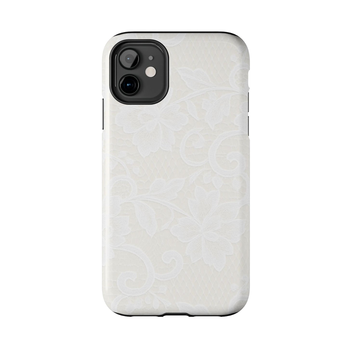 White Lace - Protective Phone Case