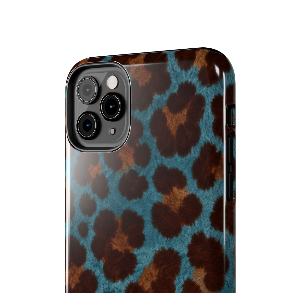 Teal Leopard - Protective Phone Case