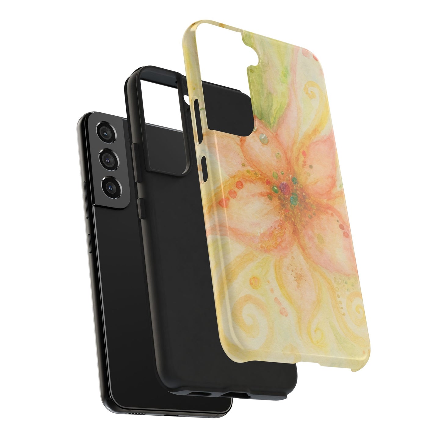 Shimmery Flower - Protective Phone Case