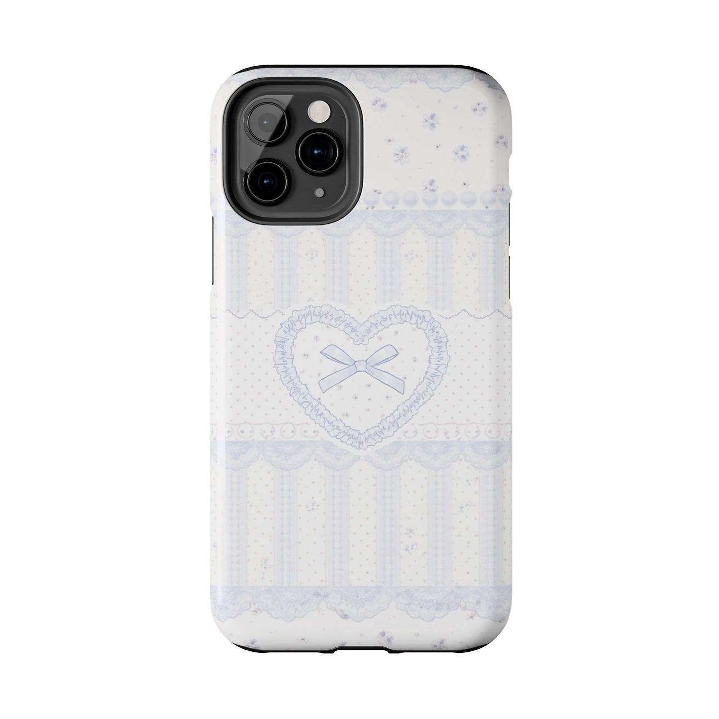 Coquette Blue Lace - Protective Phone Case