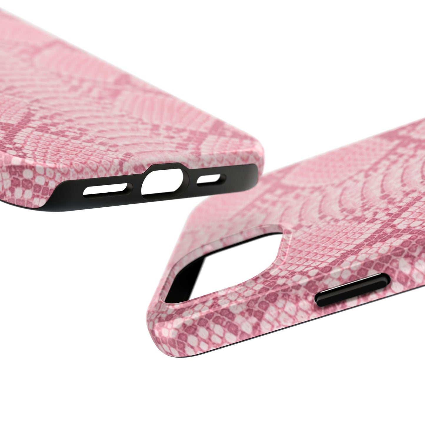 Pink Snake Skin - Protective Phone Case