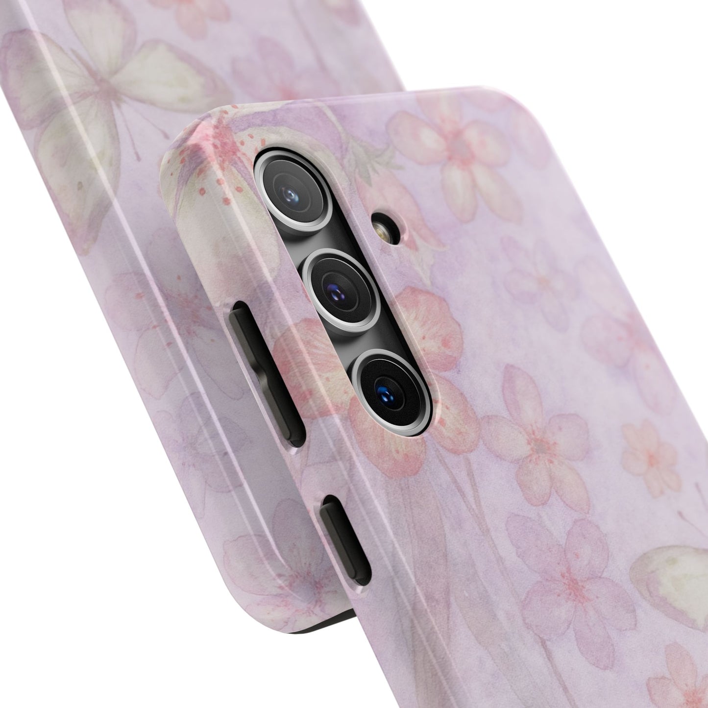 Lilac Butterfly - Protective Phone Case