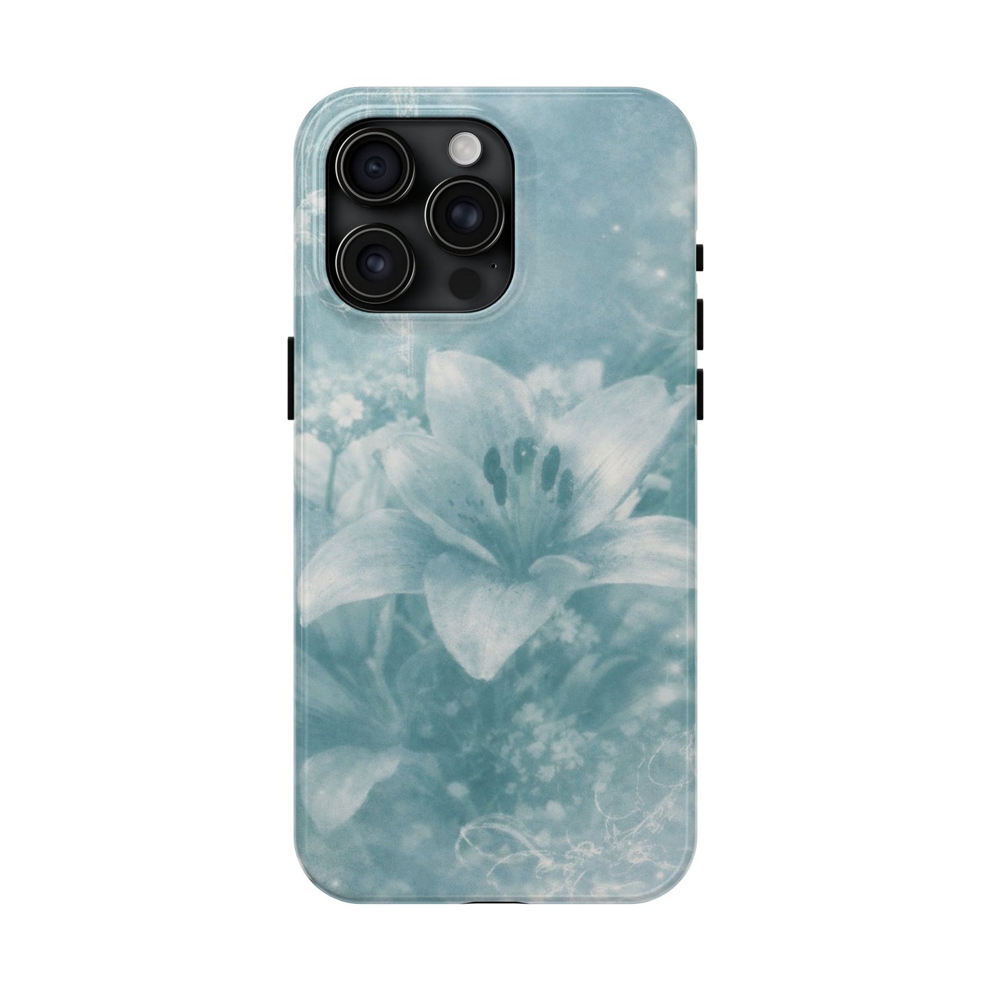 Teal Lily - Protective Phone Case